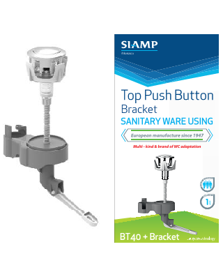 Single Push Button BT40 Bracket